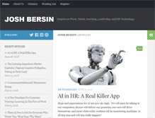 Tablet Screenshot of joshbersin.com